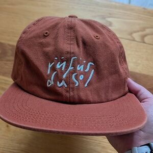 Rufus Du Sol Summer Tour Snapback Ball Cap Rust Orange